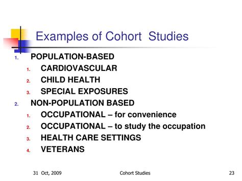 Ppt Cohort Study Designs Powerpoint Presentation Free Download Id