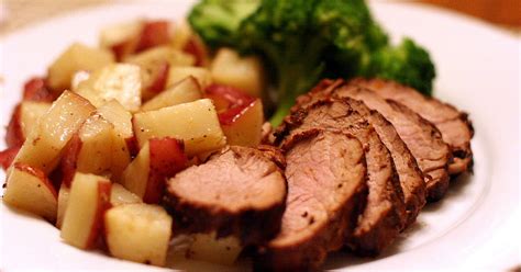 Let stand covered with loose foil for 15 minutes. The Chew: Pork Loin With Super-Crisp Roasted Potatoes