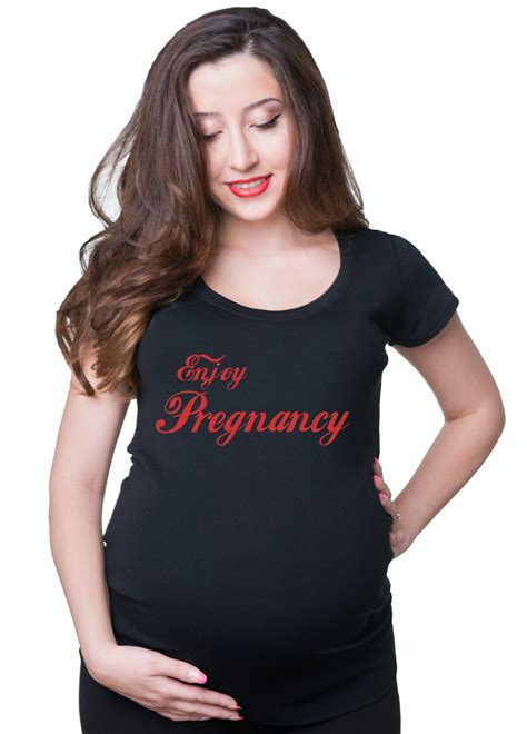 Pregnancy T Shirt Enjoy Pregnancy Maternity T Shirt T For Etsy