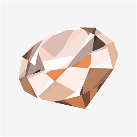 Beautiful Triangle Diamond Illustration Exquisite Diamonds Triangular
