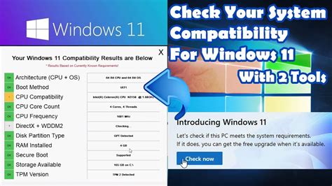 Windows 11 Check Your Compatibility With 2 Simple Tools Youtube
