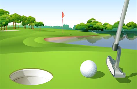 A Golf Course 520607 Vector Art At Vecteezy 225