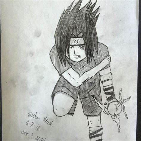 Sasuke Uchiha Drawing Sasuke Uchiha Pencil Drawing By Rakstern On