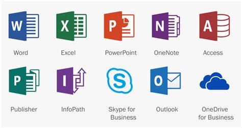 Microsoft Office 365 2016 Icons Hd Png Download Kindpng