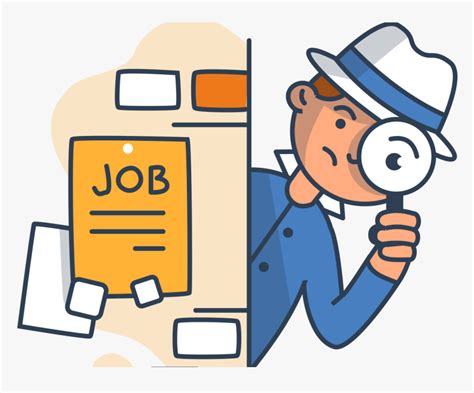 Find A Job Cartoon Hd Png Download Kindpng