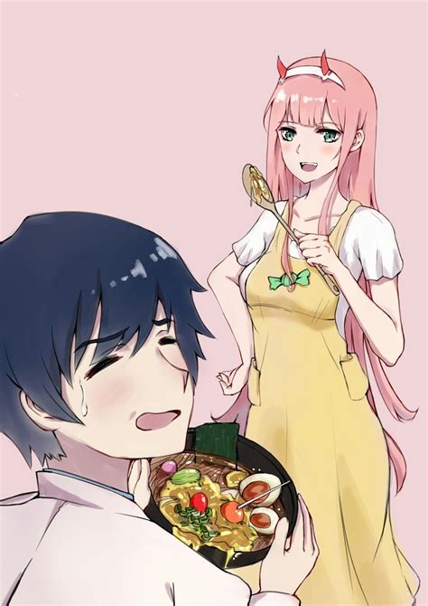 Zero Two And Hiro Darling In The Franxx Drawn By Bigroll