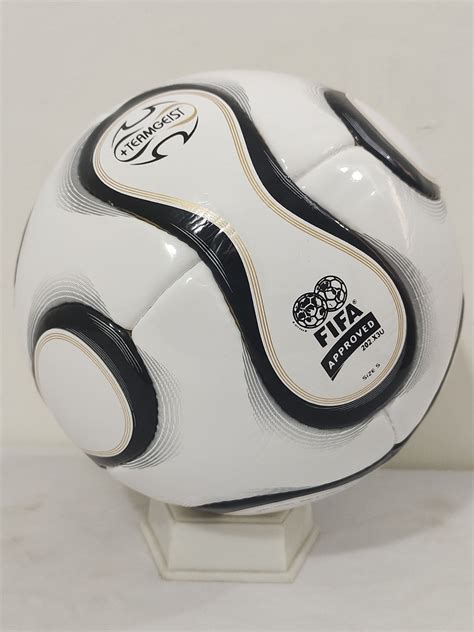 Teamgeist Official Match Ball World Cup Soccer Ball 2006 Etsy Uk