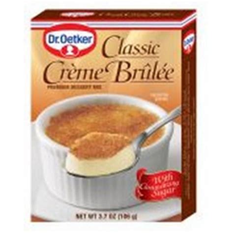 Dr Oetker Creme Brulee Oz Pack Of Creme Brulee Creme