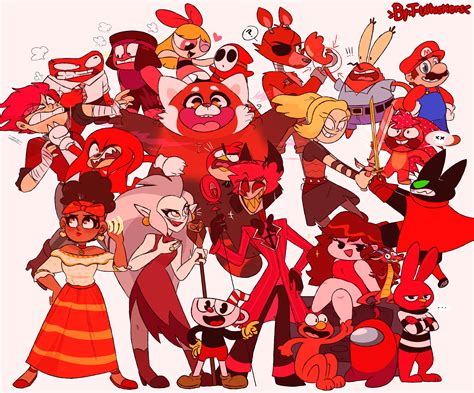 Top 120 Red Cartoon Characters