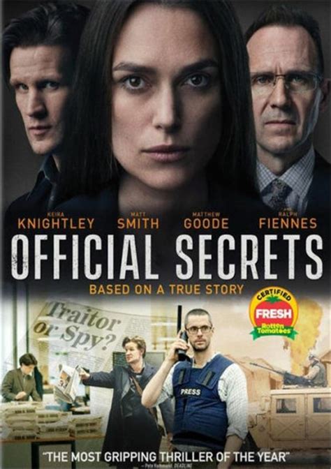 Official Secrets Dvd 2019 Dvd Empire