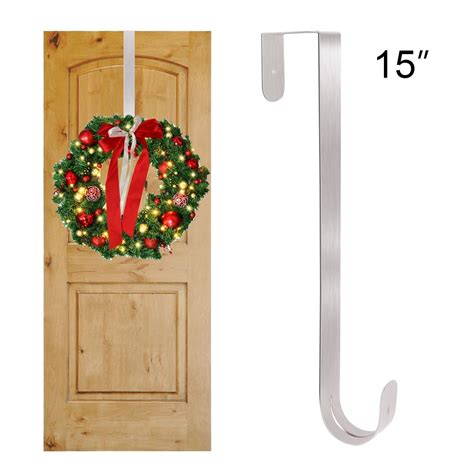 15 In Wreath Hanger Metal Wreath Holder Door Hook For Xmas Easter