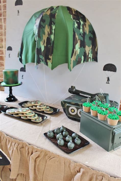 Karas Party Ideas Military Toy Soldier Birthday Party Karas Party Ideas