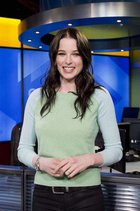 Rachel Nichols Cute Pics - The Morning Show in Toronto, March 2014