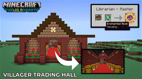 Minecraft 119 Villager Trading Hall Design With Zombie Discounts