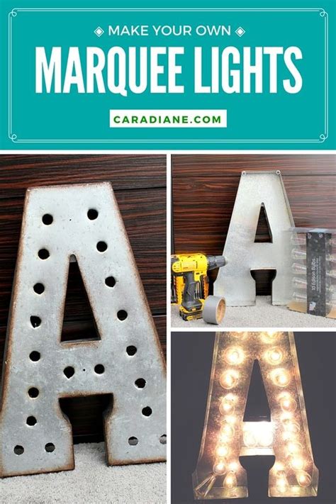 Diy projects diy marquee sign with led globe lights. DIY Marquee Lights ☼ | Diy marquee letters, Marquee lights diy, Marquee letters diy tutorials