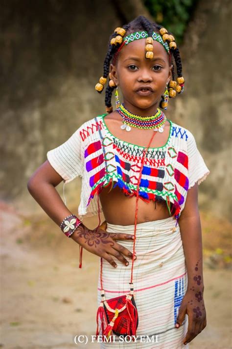 Check Out Photos Of A Cute Yoruba Kid Rocking It Better In Her Fulani