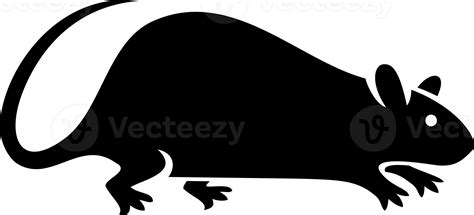 Silhouette Of Rat 12638524 Png