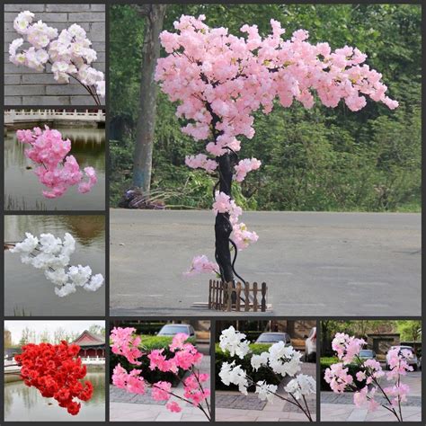 2021 Artificial Silk Flowers Japan Plum Cherry Blossoms Fake Flowers