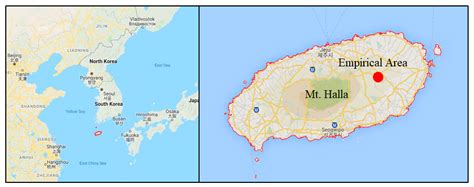 Map Of Jeju Island South Korea Generalized Geological Map Of Jeju Island A Photo Map