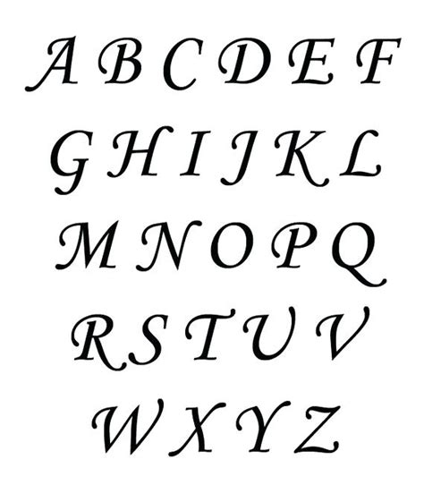 Fancy Alphabet Letters Drawing Free Download On Clipartmag