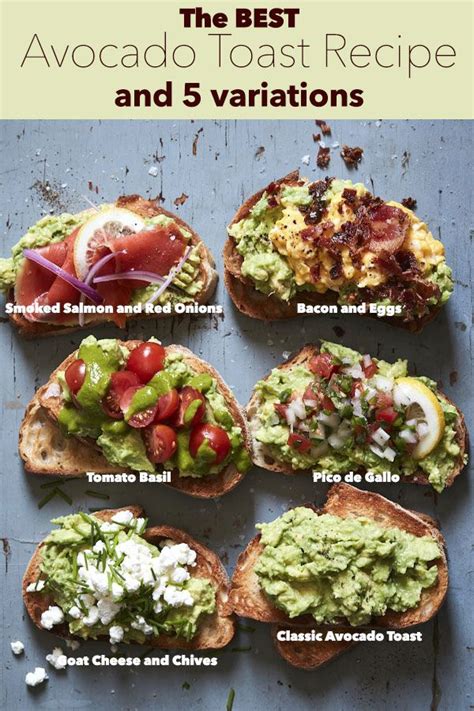 The Best Avocado Toast Recipe 5 Delicious Toppings Avocado Recipes