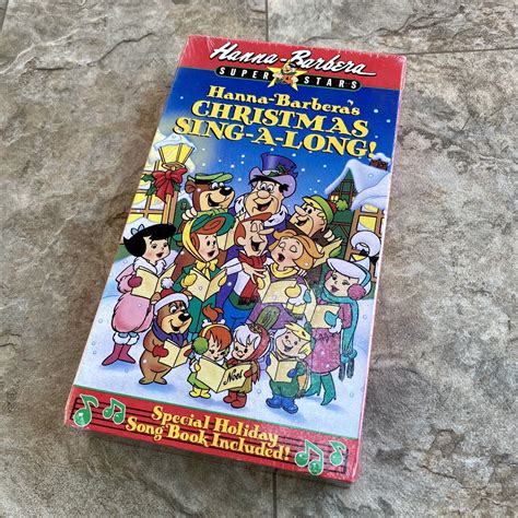 Vintage Hanna Barbera Christmas Sing Along Vhs Tape 1989 Sealed