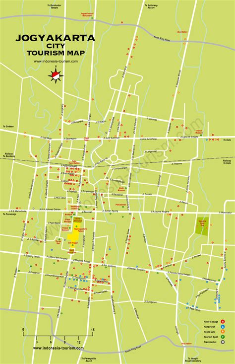 Peta Jogjakarta Jogja Tourism Map Wisata Solo Peta Pe