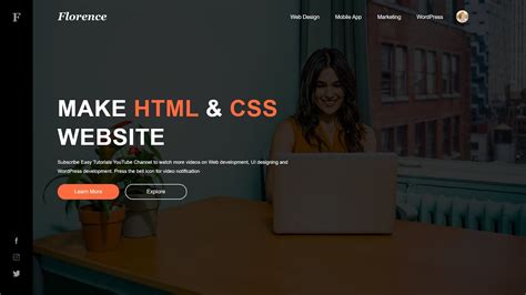How To Make Website Using Html Css Step By Step Modern Web Design