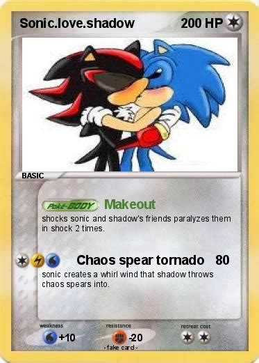 Pokémon Sonic Love Shadow Makeout My Pokemon Card