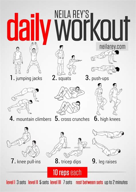 Tips Easy Exercise Routine Day Gaining Muscle Cardio Workout Exercises