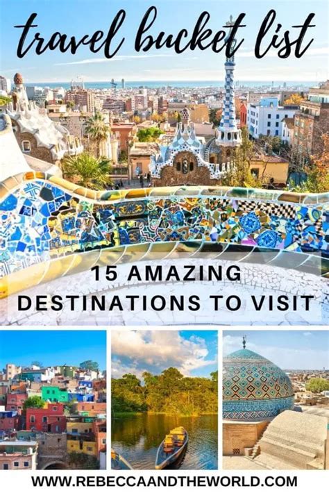 15 Dream Travel Destinations For Your Bucket List Rebecca And The World