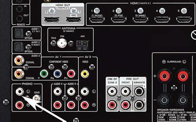 How To Connect A Turntable To An Av Receiver