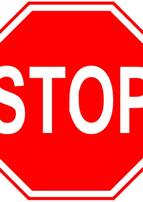 Stop Sign Png Clipart Images