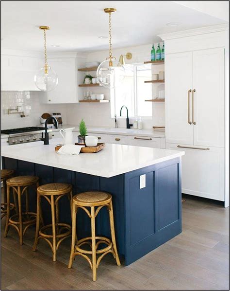 Navy And White Kitchen Cabinets Cabinet Home Decorating Ideas