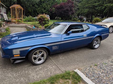 For Sale At Auction 1972 Ford Mustang Mach 1 For Sale In Tacoma Wa