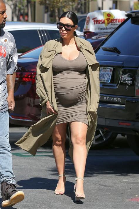 times kim kardashian s maternity style was on point