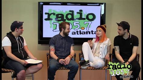 Learn vocabulary, terms and more with flashcards, games and other study tools. Interview with Paramore at Radio 105.7 Atlanta - YouTube