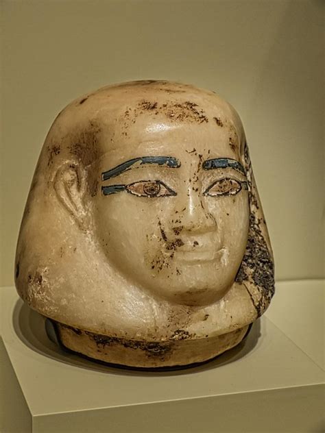 Canopic Jar Lid Egypt Middle Kingdom 12th Dynasty 1991 1784 Bce