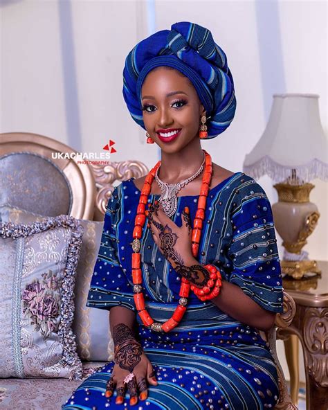 This Bold Fulani Beauty Look Is For The Bride Bringing A Slay Game Nigerian Wedding Dresses