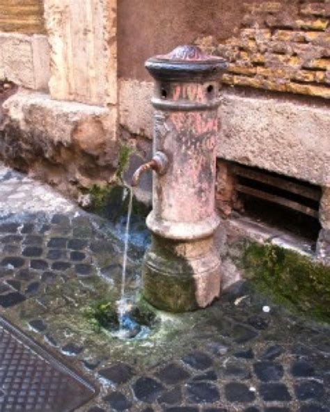 Yes You Can Drink That Rome Drinking Fountains Livitaly