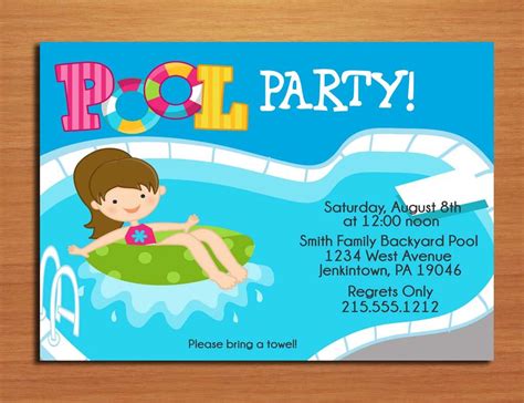 Free Printable Birthday Pool Party Invitations Download Hundreds Free Printable Birthday