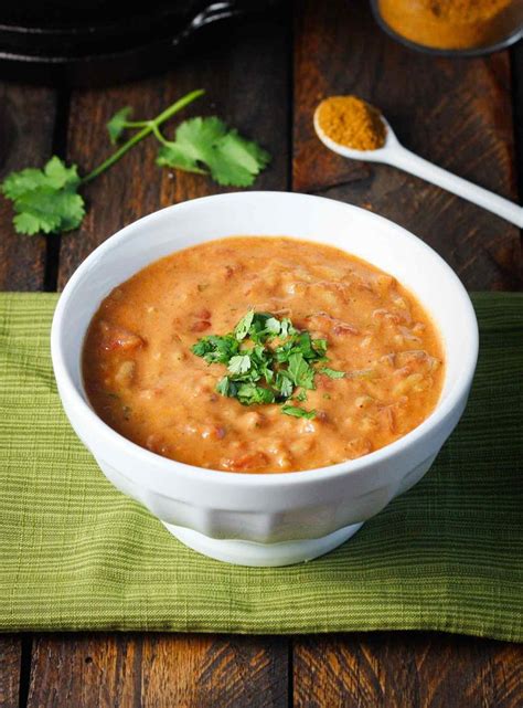 Simple lunches are the best. Shrimp Tikka Masala Soup | SoupAddict