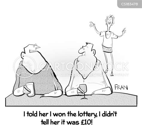 Lottery Win Cartoons And Comics Funny Pictures From Cartoonstock