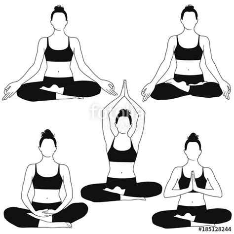 Meditation Pose Drawing Free Download On Clipartmag