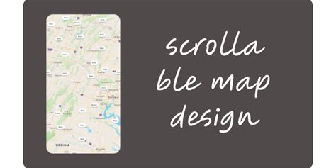 Scrollable Map Design Figma