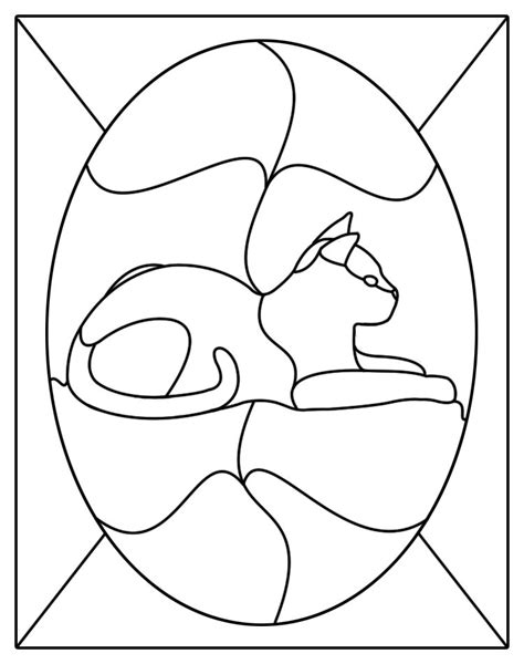 free printable easy stained glass patterns glass designs