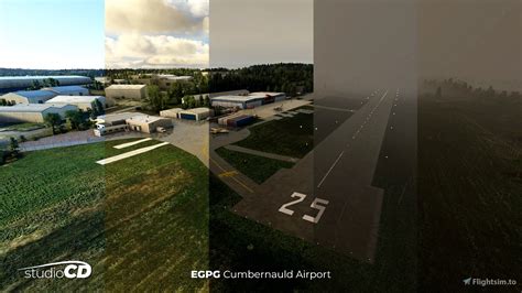 Egpg Cumbernauld Scotland For Microsoft Flight Simulator Msfs