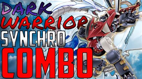 Yugioh Dark Warrior Synchro Combo To Win Youtube