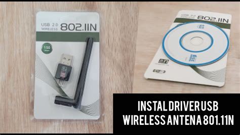 Cara Instal Driver Usb Wireless Antena 80211n Youtube