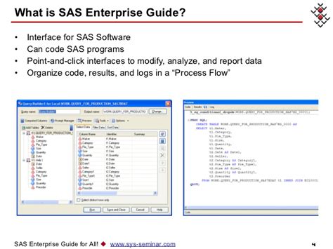 It is the most used tool in commercial analytics market. Sas Enterprise Guide A Revolutionary Tool